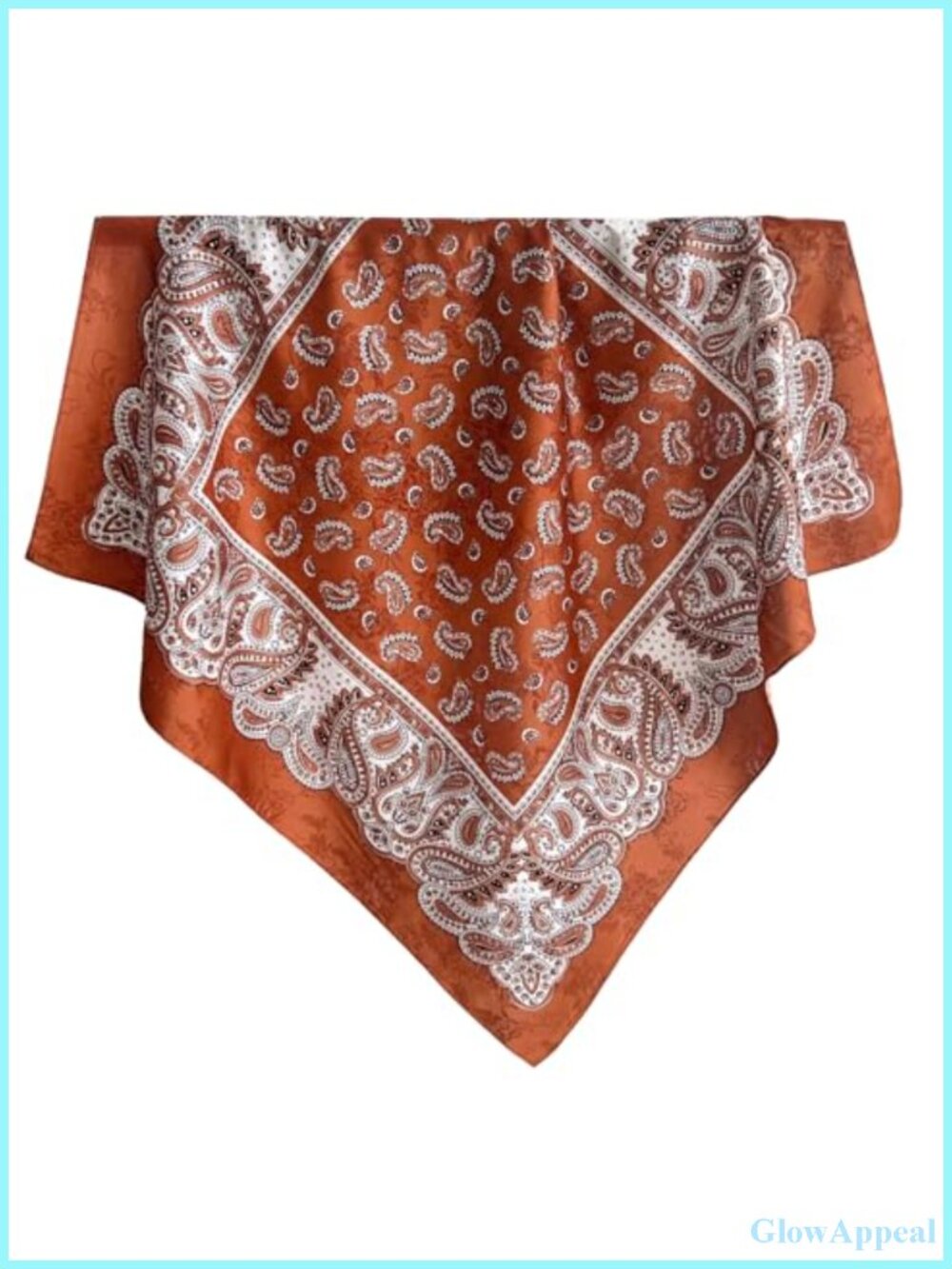 Satin Bandana Hair Scarf Women Silk Headscarf Neck Wrap Accessory Square Scarf